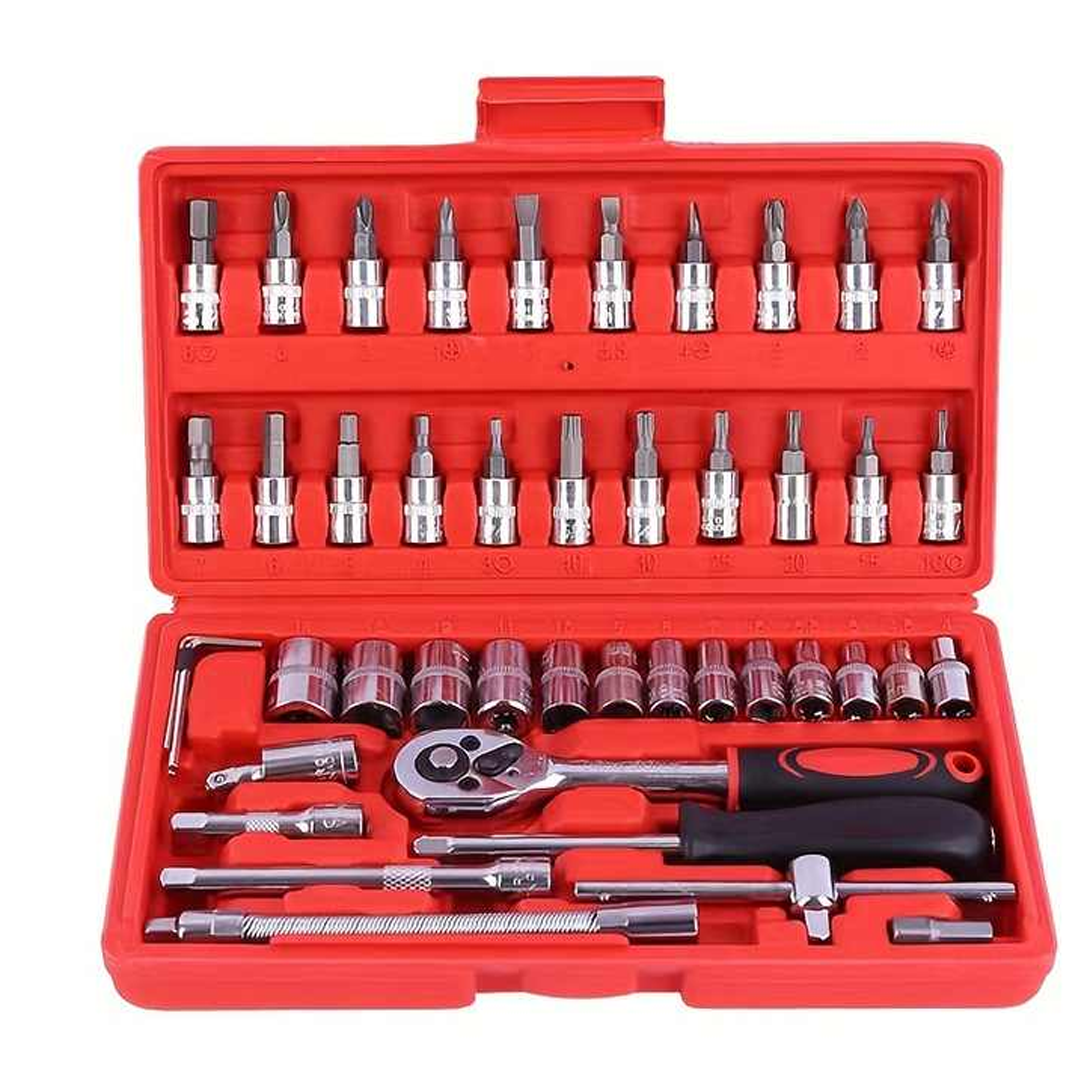 Zestaw kluczy nasadowych i Torx 46 sztuk - wszystko, czego potrzebujesz w jednym opakowaniu!