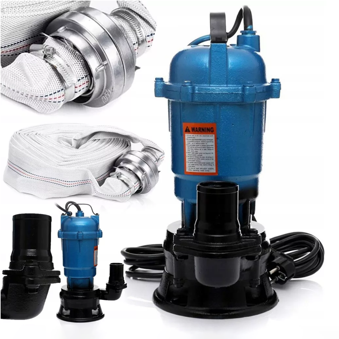 Pompa zatapialna/hydrofon do brudnej wody z kruszarką i pływakiem - 2850W