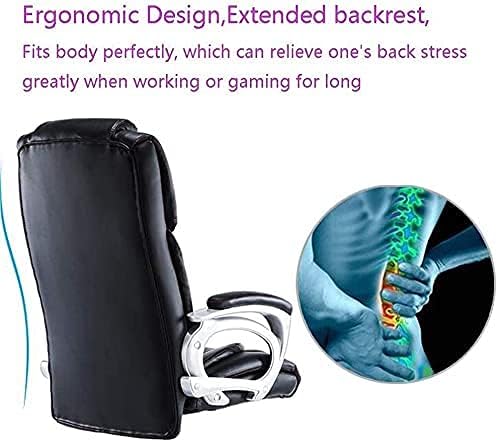 Ergonomiczny fotel biurowy ze skóry ekologicznej