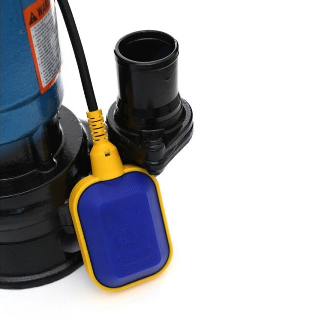 Pompa zatapialna/hydrofon do brudnej wody z kruszarką i pływakiem - 2850W