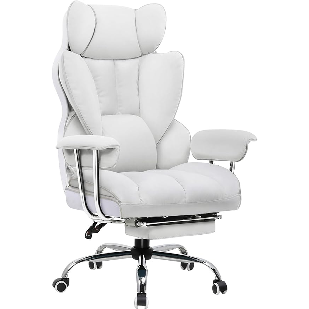 Ergonomiczny fotel biurowy z wysokim oparciem