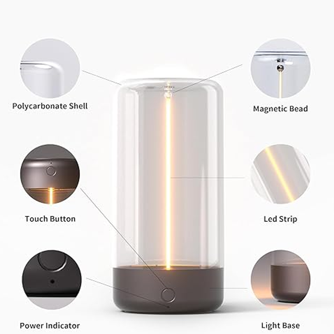 Bezprzewodowa lampa stołowa - LumoFlex