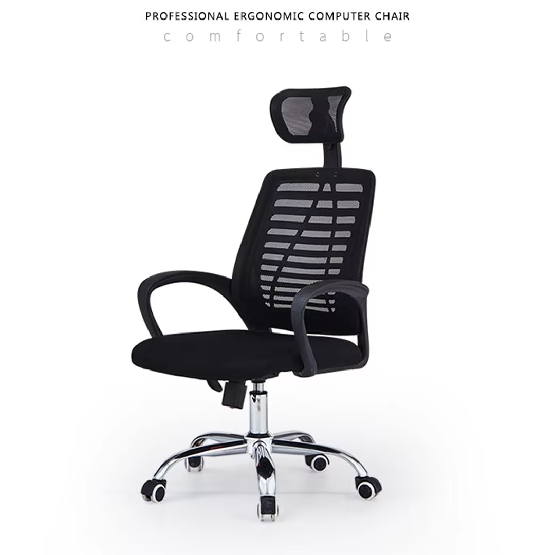 Ergonomiczny fotel biurowy z podparciem szyi
