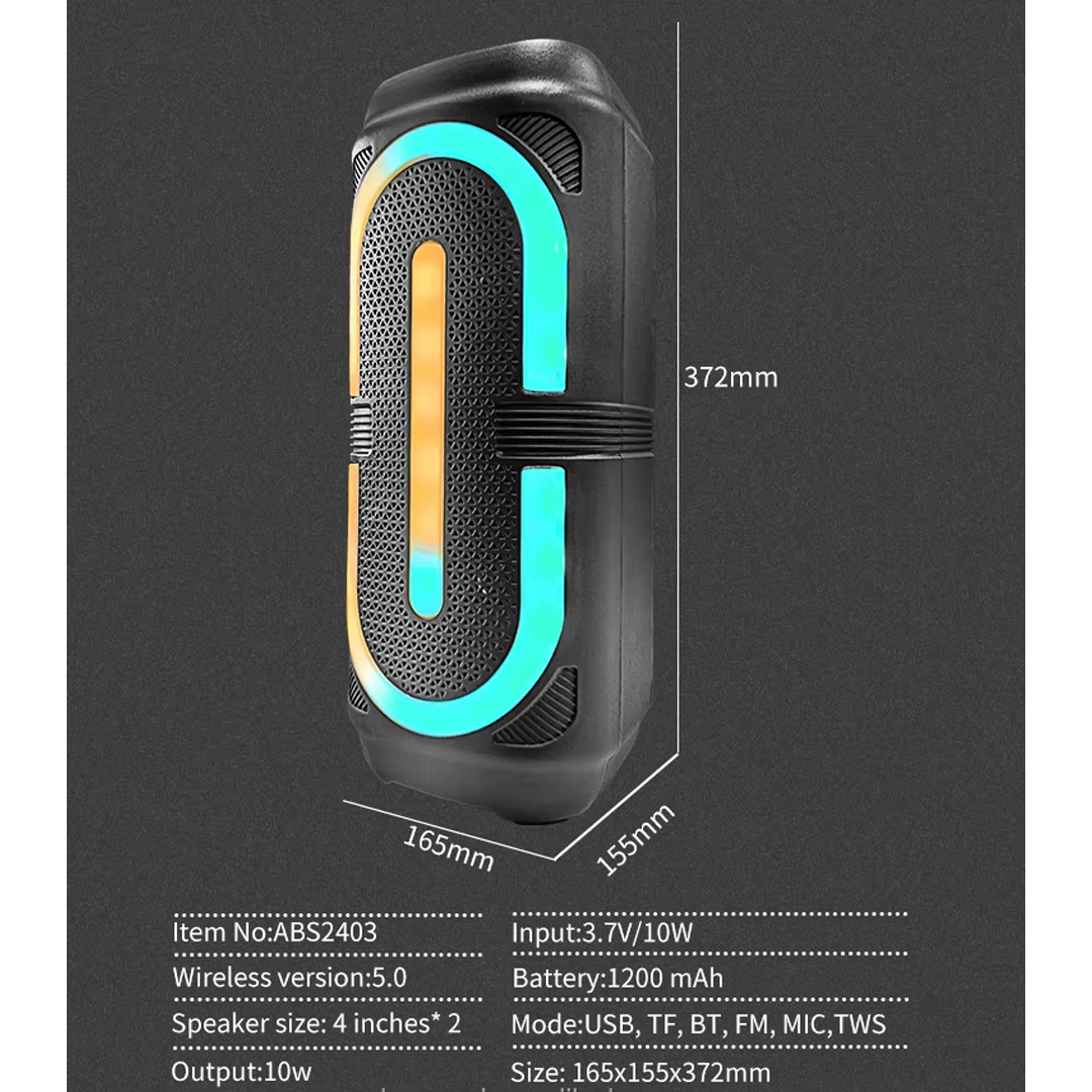 ABS-2403 Przenośny głośnik Bluetooth