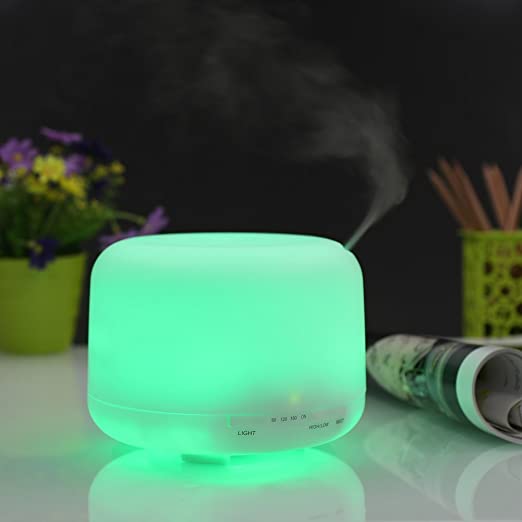 Nawilżacz powietrza, lampa, dyfuzor zapachowy 4U1 i aromaterapia