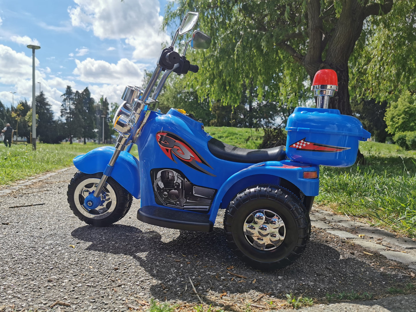 Elektryczny motocykl policyjny dla dzieci