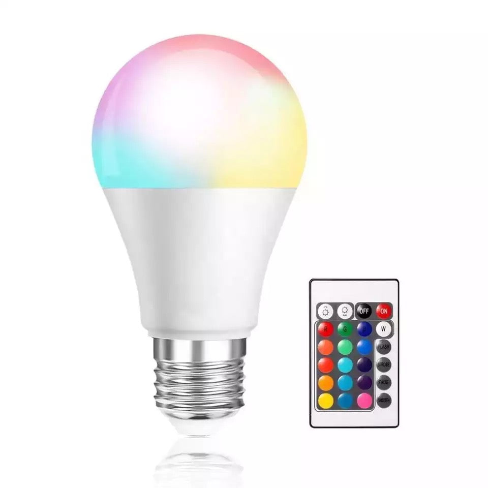 ŻARÓWKA LED RGB Z PILOTEM