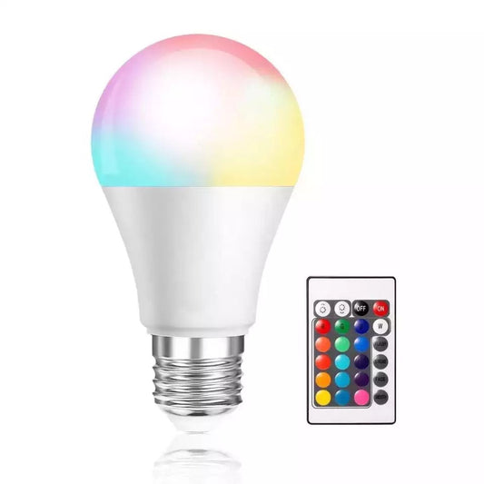 ŻARÓWKA LED RGB Z PILOTEM