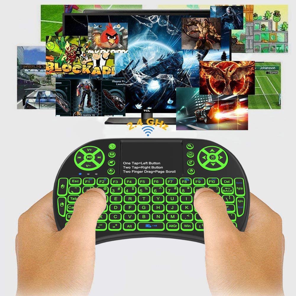 Klawiatura, mysz dotykowa, gamepad i pilot w jednym urządzeniu